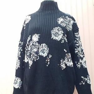 MYKRISTI Ribbed Knit Sweater